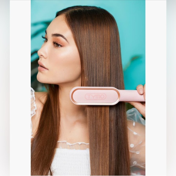 NIB TYMO Pink Hair Straightening Comb - Picture 1 of 9